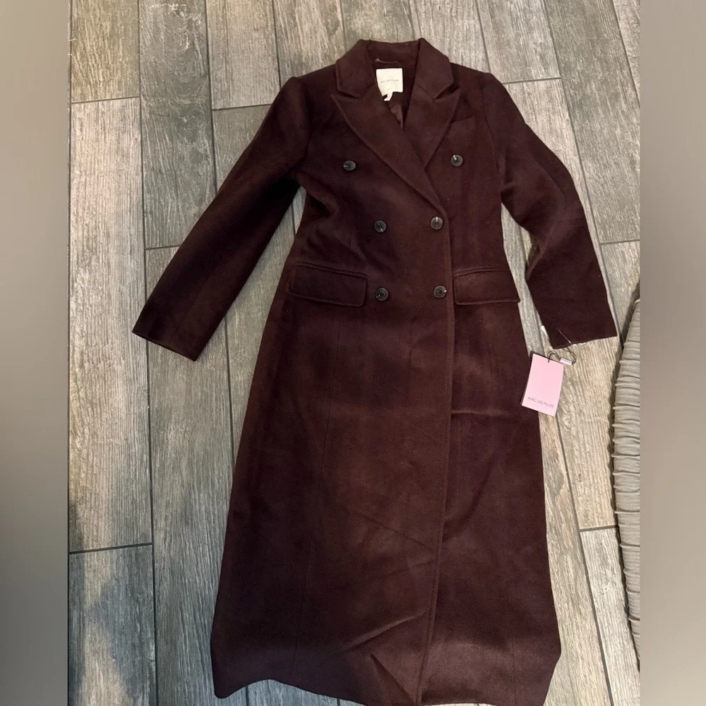 NWT Avec Les Filles Double Breasted Coat - Picture 5 of 7